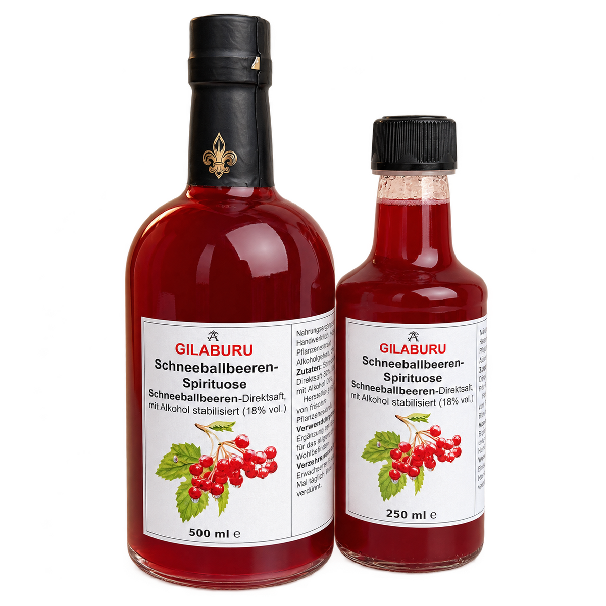 Schneeballbeeren Direktsaft 500 ml Viburnum opulus Schweiz