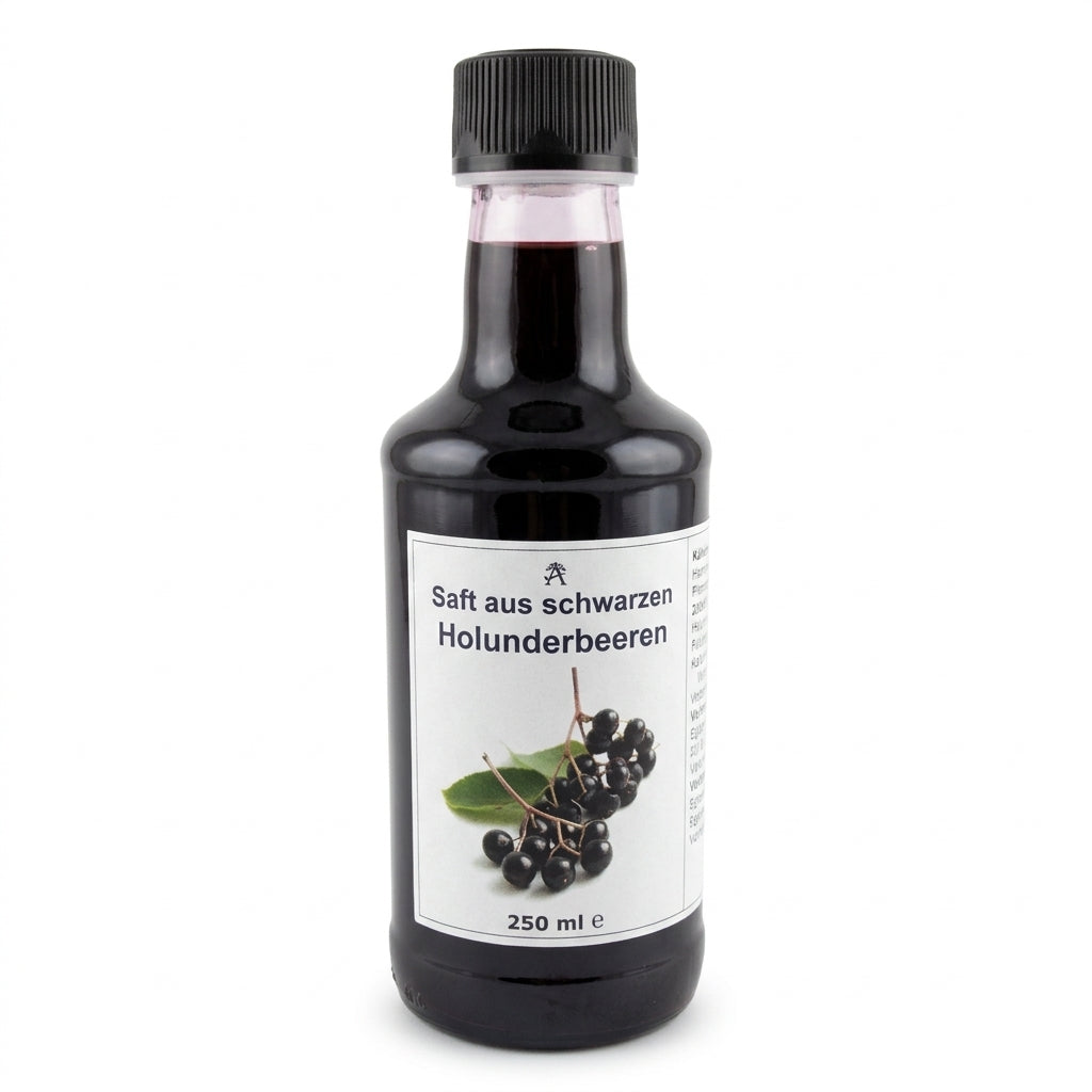 Schwarzer Holundersaft 250 ml Sambucus nigra Schweiz