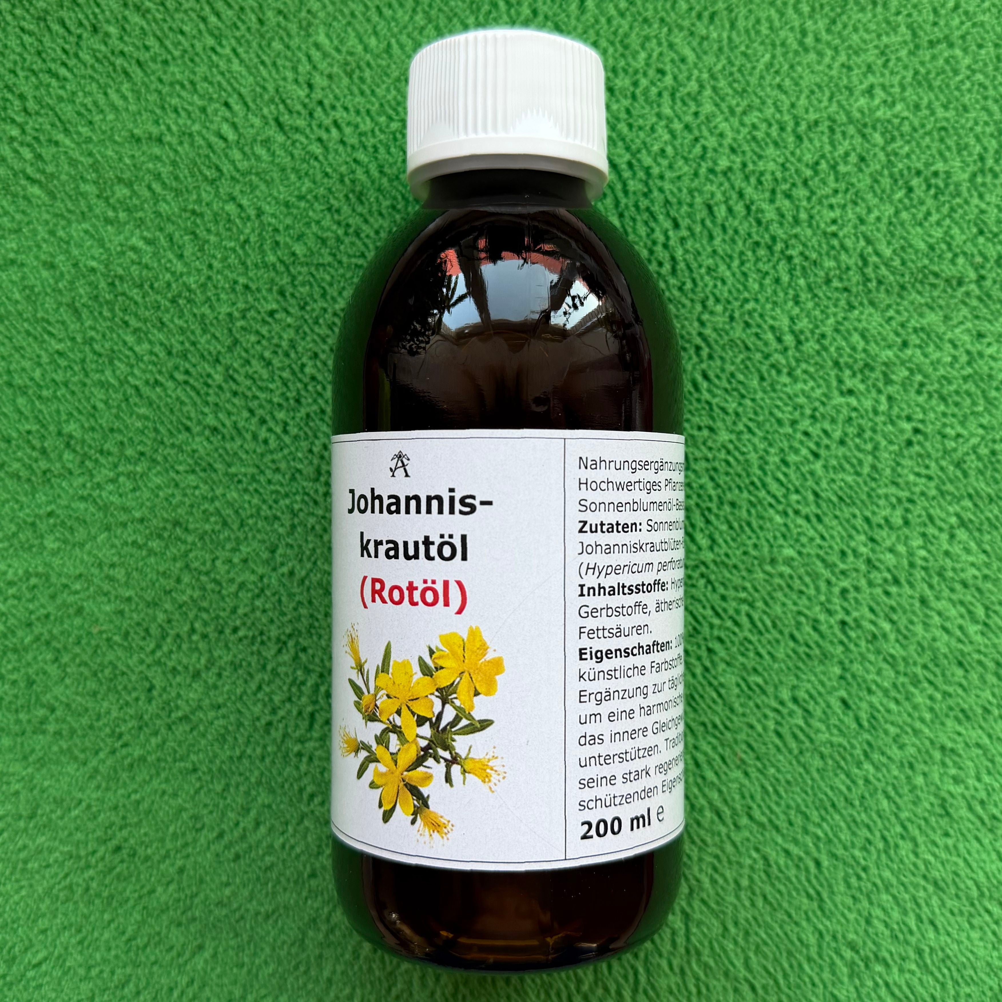 Johanniskrautöl Rotöl 200 ml Hypericum perforatum Schweiz