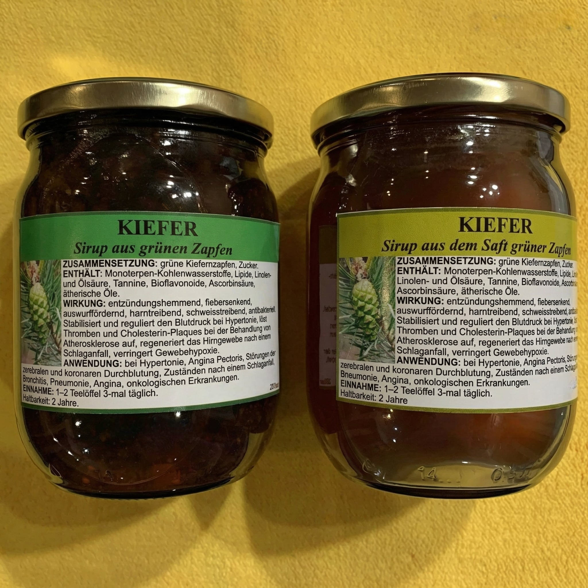 Kiefernzapfen-Sirup