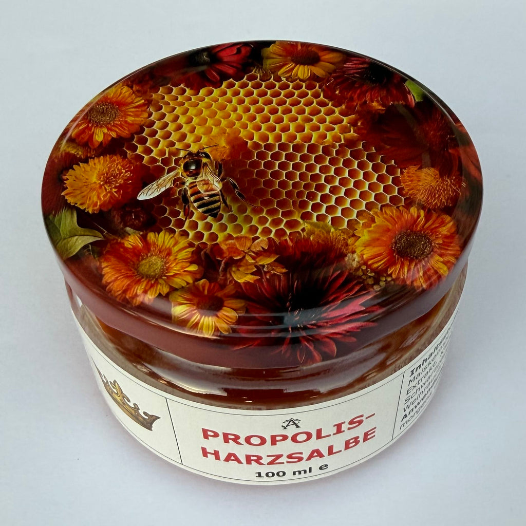 Natur-Harzsalbe mit Propolis und Sanddornöl