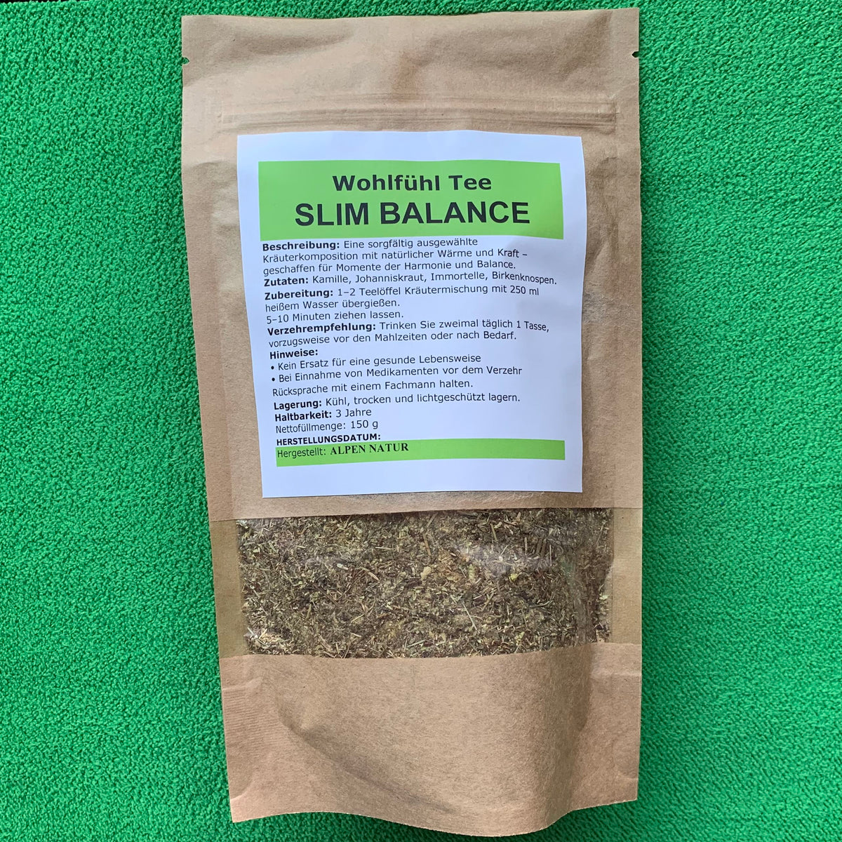 Slim Balance Tee 150 g Schlankheitstee Kräutermischung Schweiz